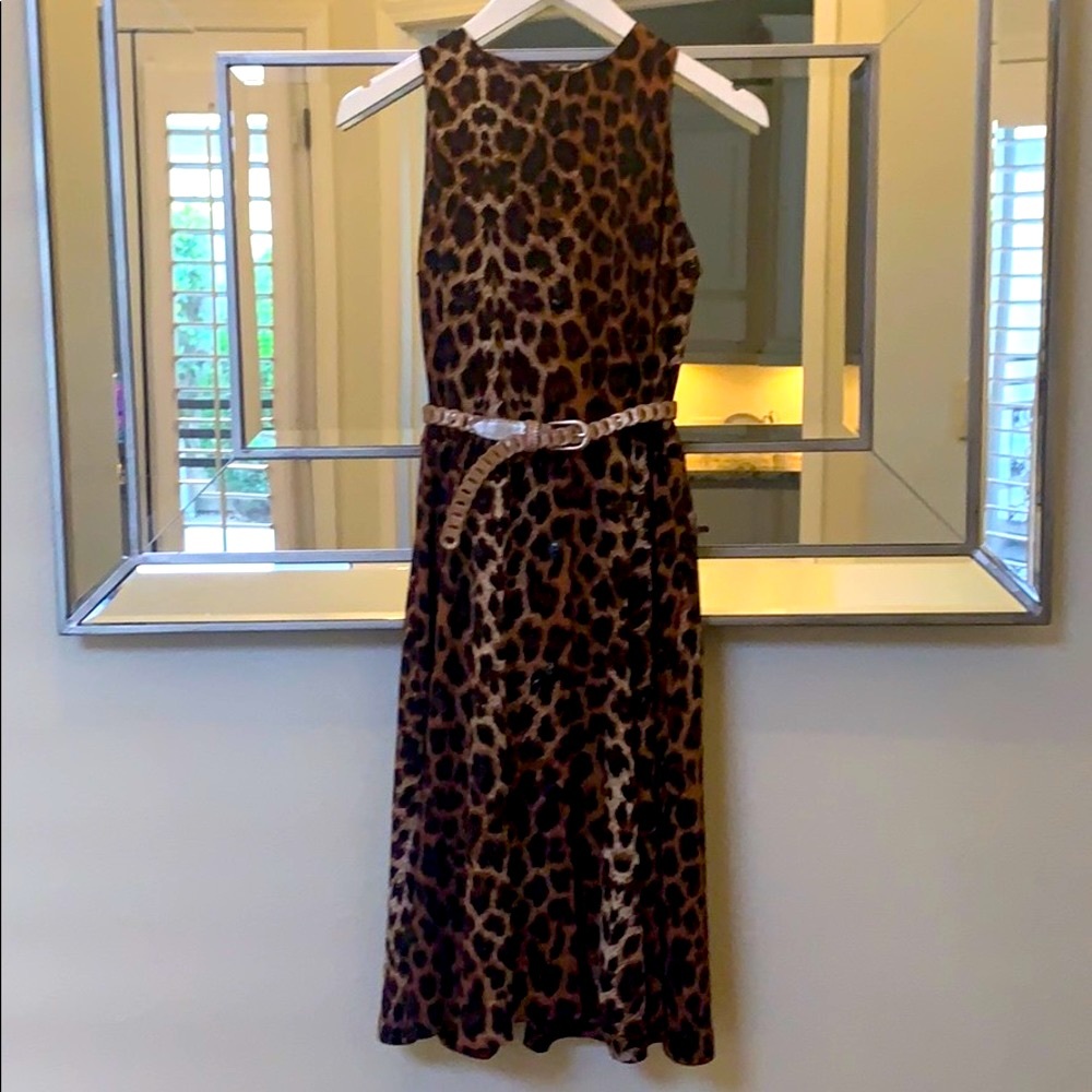 Clues Collection New York Vintage Leopard Dress